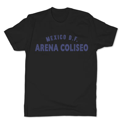 Lucha-Libre-Arena-Coliseo-DF-Black-Mens-T-Shirt