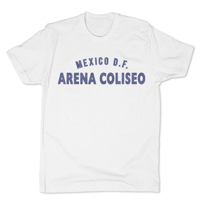 Lucha-Libre-Arena-Coliseo-DF-White-Mens-T-Shirt
