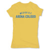 Lucha-Libre-Arena-Coliseo-DF-Yellow-Womens-T-Shirt