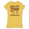 Lucha-Libre-Arena-Coliseo-Yellow-Womens-T-Shirt