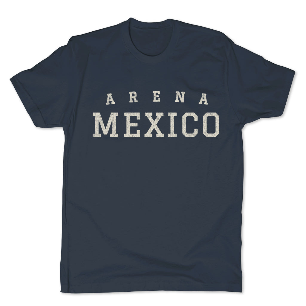 Lucha-Libre-Arena-Mexico-Blue-Mens-T-Shirt