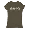 Lucha-Libre-Arena-Mexico-Green-Womens-T-Shirt