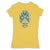 Lucha-Libre-Atlantis-Mask-Yellow-Womens-T-Shirt