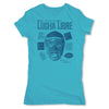 Lucha-Libre-Blue-Panther-Cover-Blue-Womens-T-Shirt
