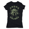 Lucha-Libre-La Sombra-Estrella-Black-Womens-T-Shirt