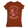 Lucha-Libre-Mephisto-Estrella-Clay-Womens-T-Shirt