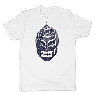 Lucha-Libre-Mephisto-Mask-White-Mens-T-Shirt