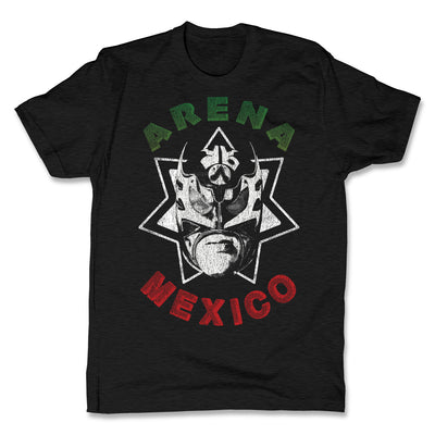 Lucha-Libre-Ultimo-Guerrero-Estrella-Black-Mens-T-Shirt