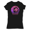 Lucha-Libre-Ultimo-Guerrero-Retro-Black-Womens-T-Shirt